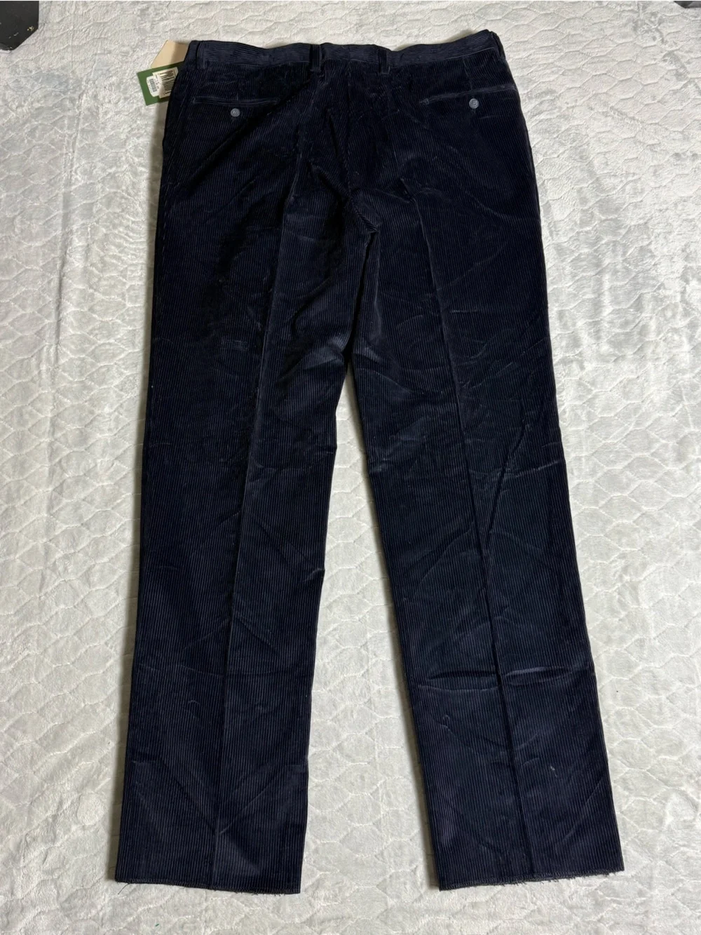 Duca Visconti Italy Corduroy Trousers 40 NWT Deadstock Untailored